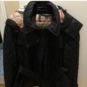 Burberry quilted jacket coat